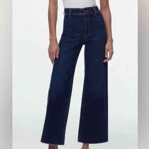 ZARA MARINE STRAIGHT JEANS INDIGO SIZE 34 NEW WITH TAGS